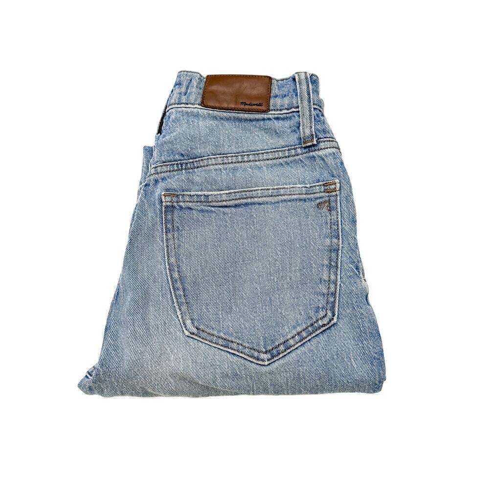Madewell The Perfect Vintage Denim Jeans Raw Hem Size 24